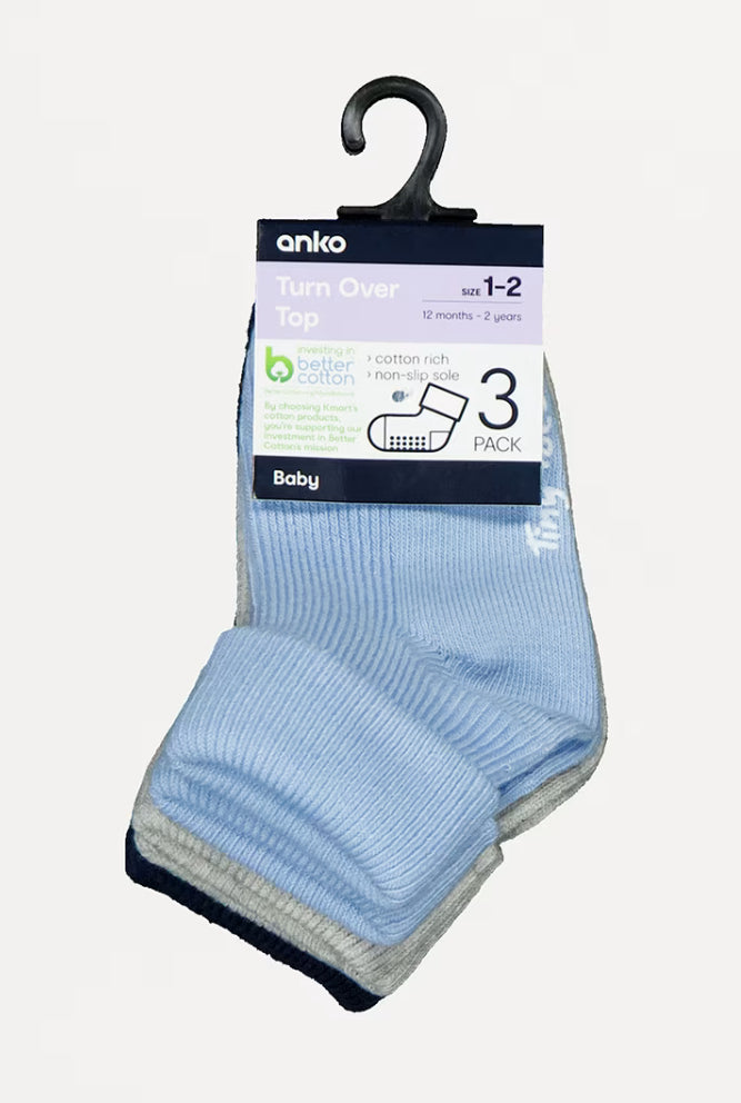 3 Pack Everyday Socks