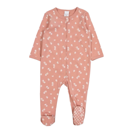 Baby Cotton 2-Way Zip Romper