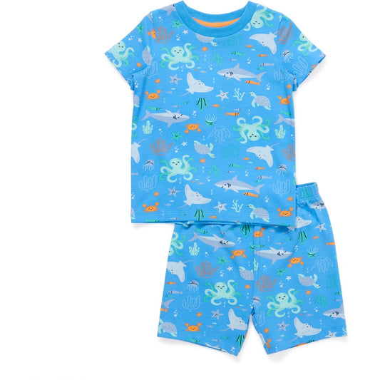 Dymples Baby Sea Creature Print Pyjama Set - Sea Spray