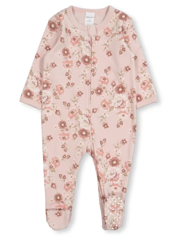 Baby Cotton 2-Way Zip Romper