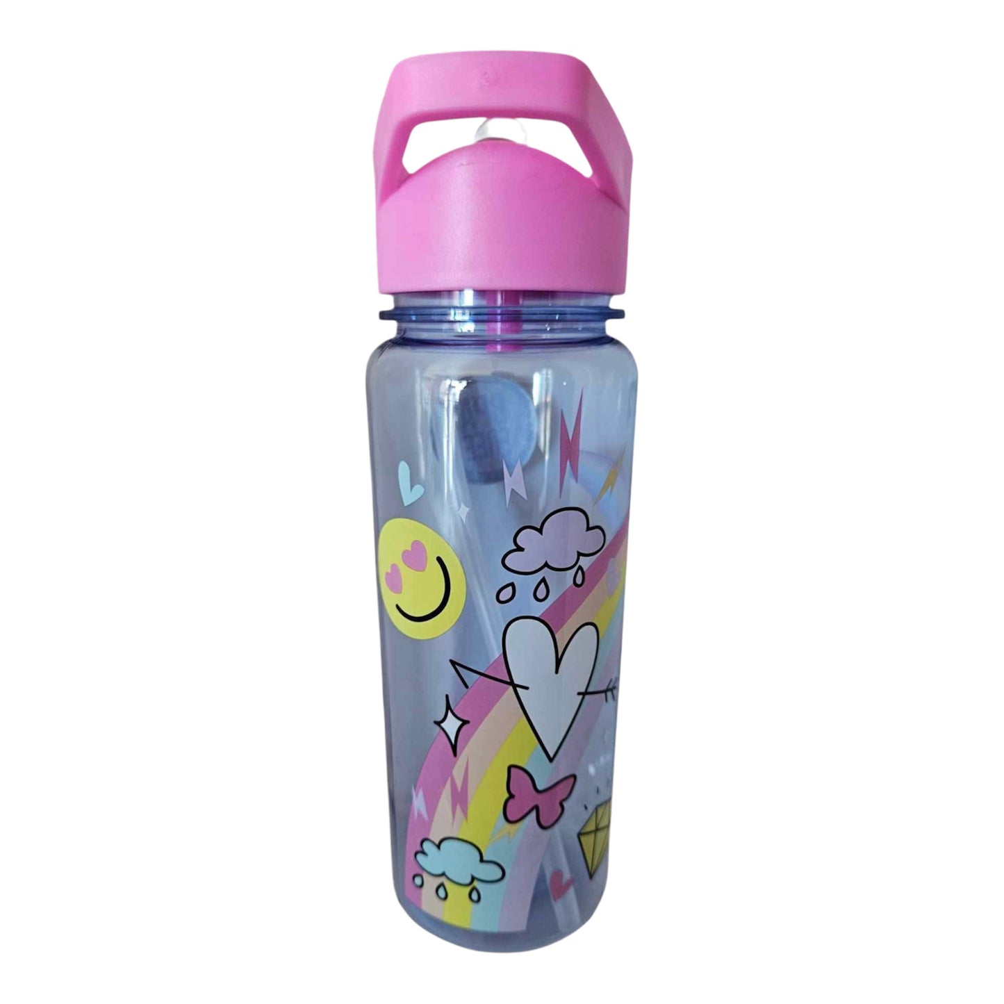 Flip top water bottle