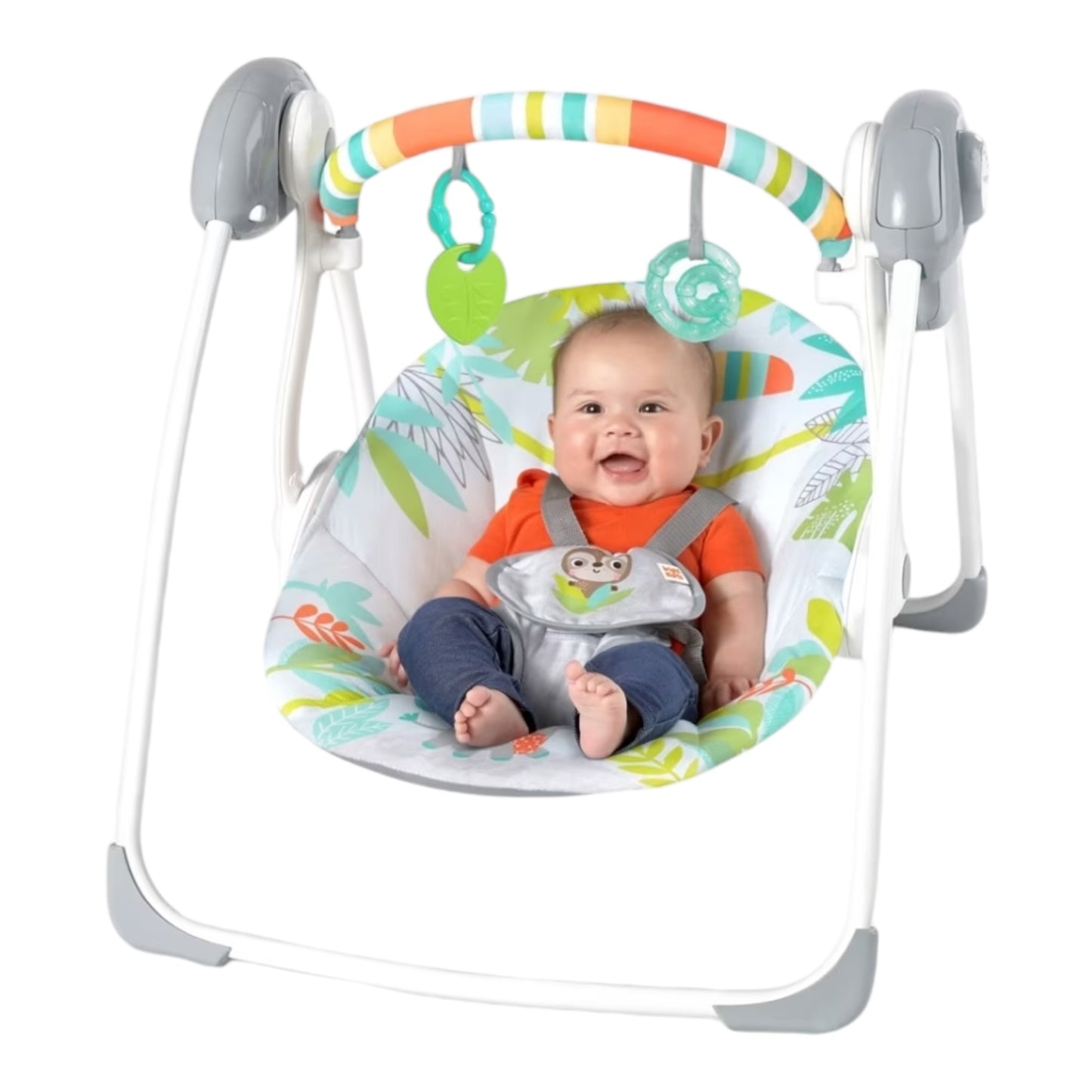 Bright Starts Rainforest Vibes Portable Swing