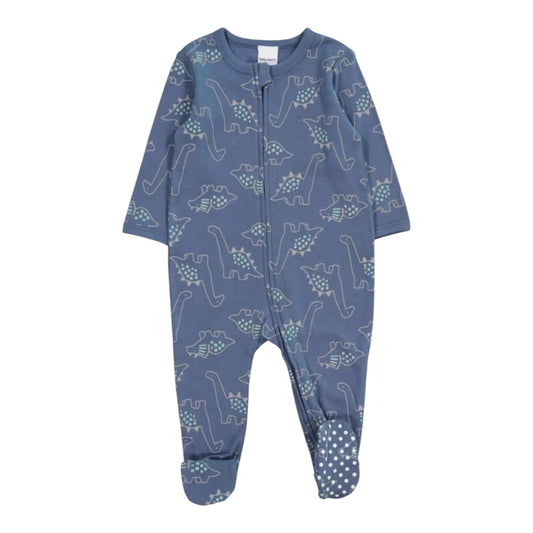 Baby Cotton 2-Way Zip Romper