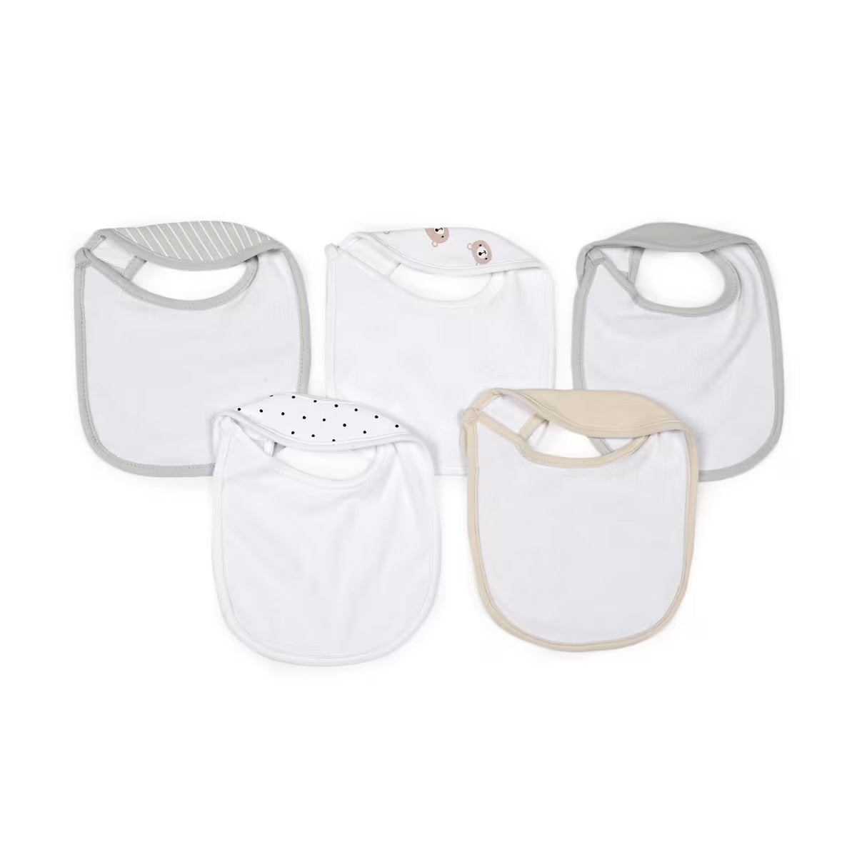 5 Pack Bibs - Bear