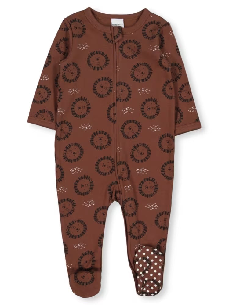 Baby Cotton 2-Way Zip Romper