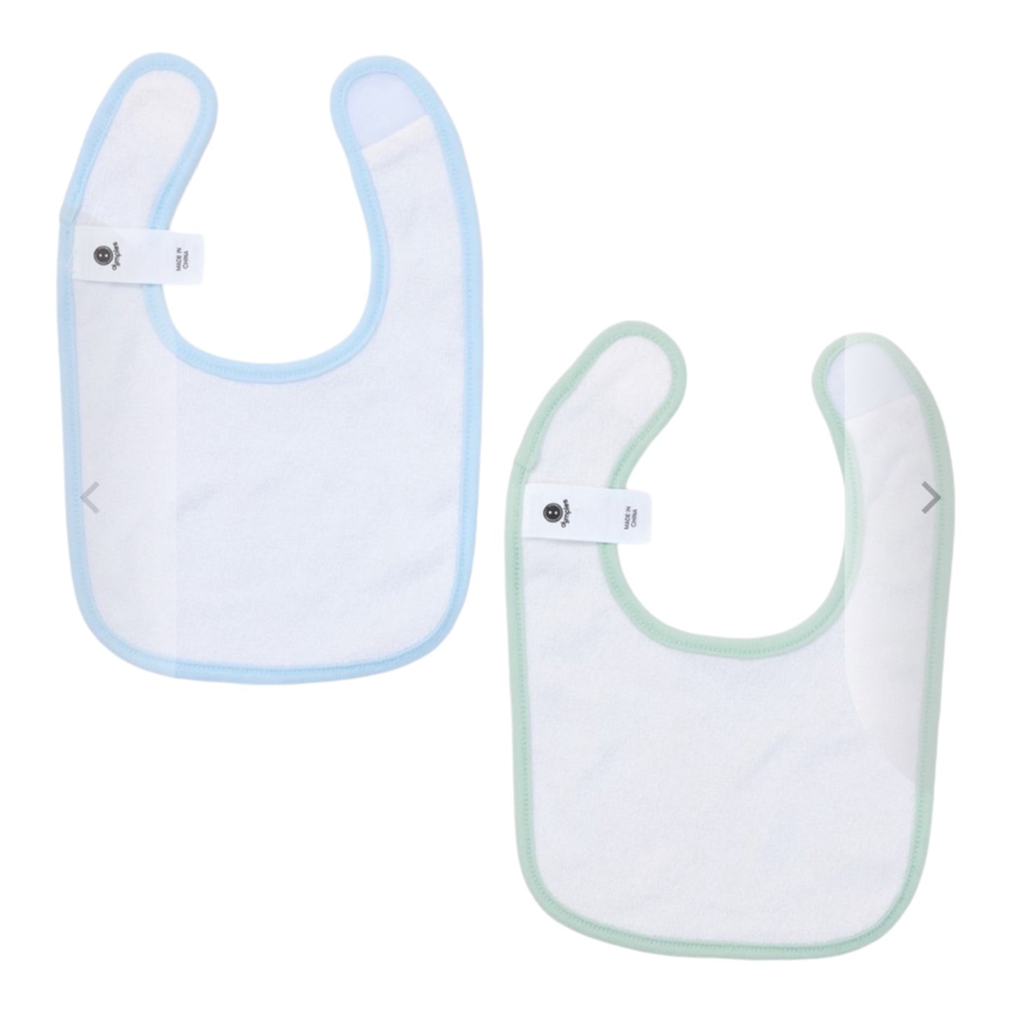 Dymples Baby Dinosaur Print Bandana Bibs 2 Pack - Green & White - Size One Size