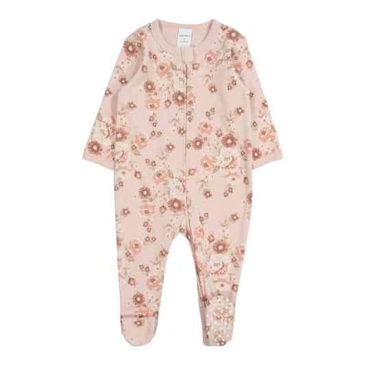 Baby Cotton 2-Way Zip Romper