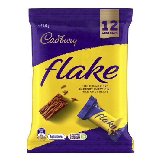 Cadbury Flake Chocolate 12 Piece Share Pack 168g