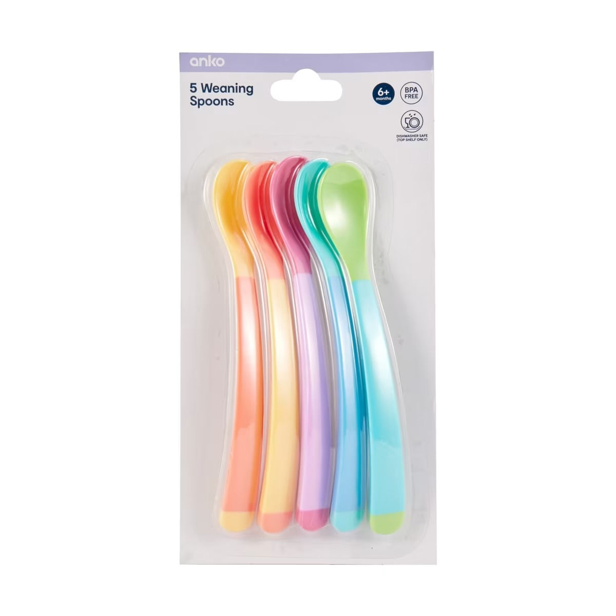 5 Pack Weaning Spoons