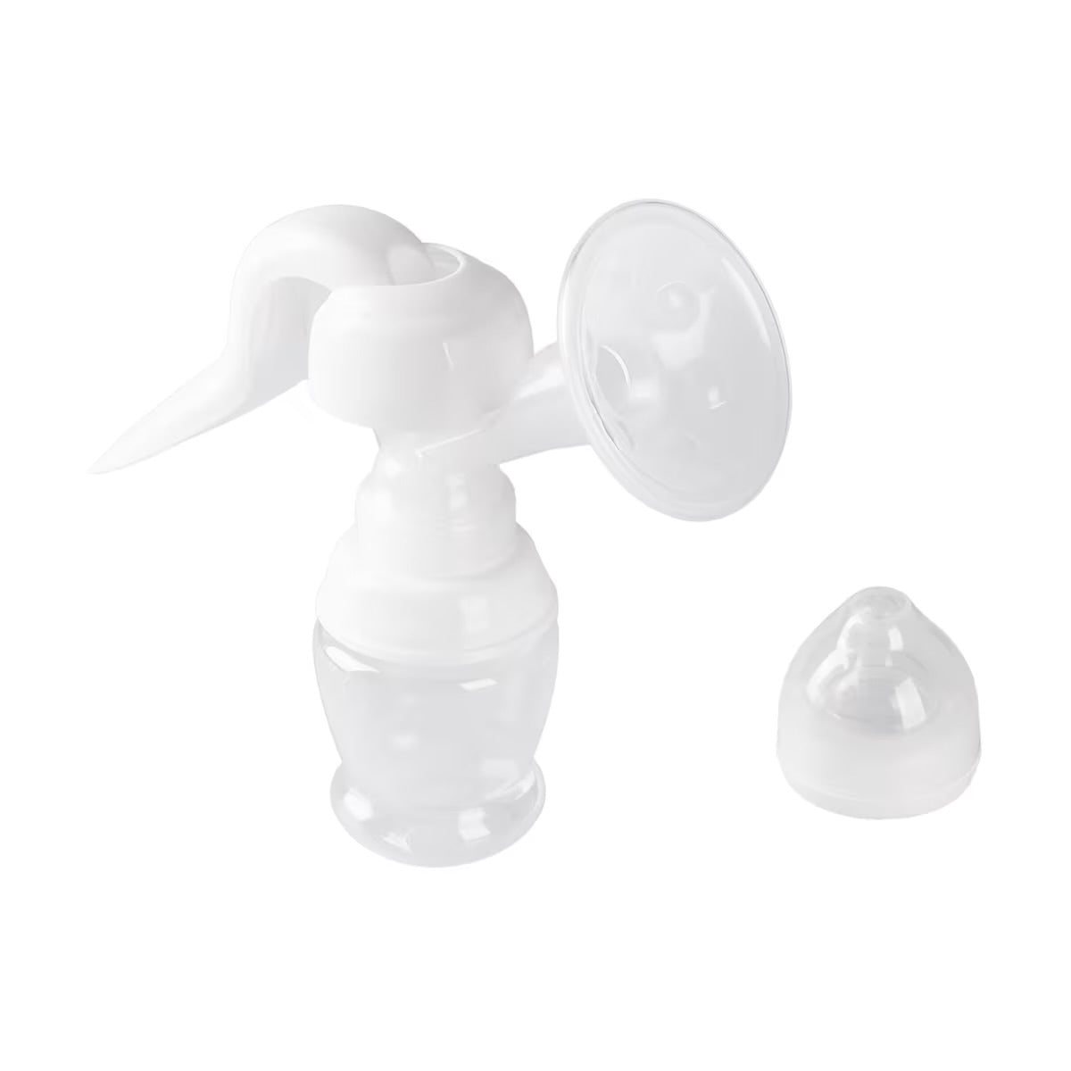 White Manual Breast Pump