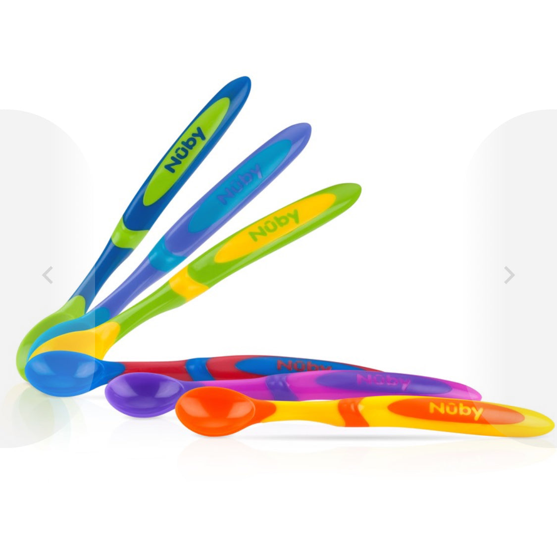 Nuby Feeding Spoons 6 Pack