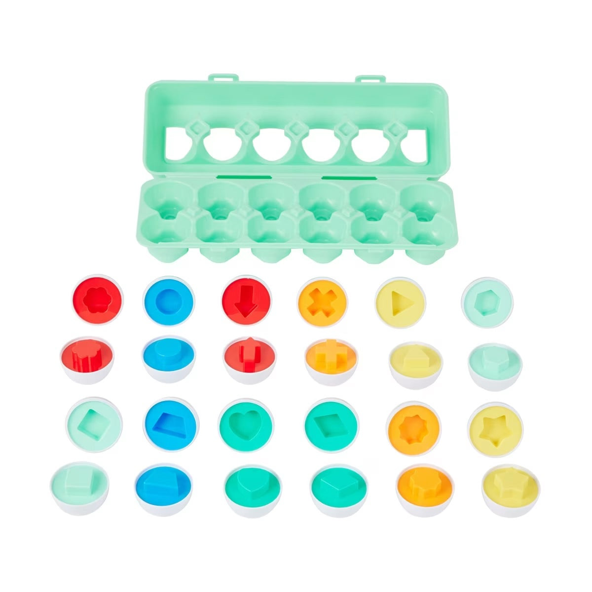 13 Piece Play & Learn Matching Eggs