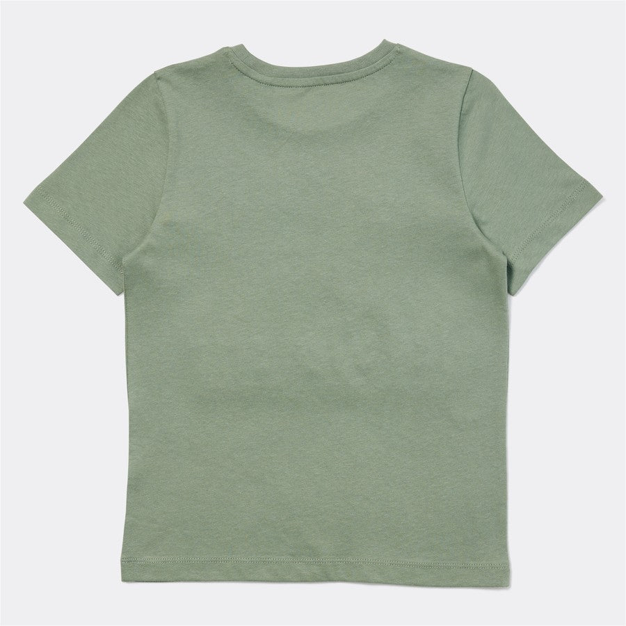 K-D Kids Embossed Tee - Khaki