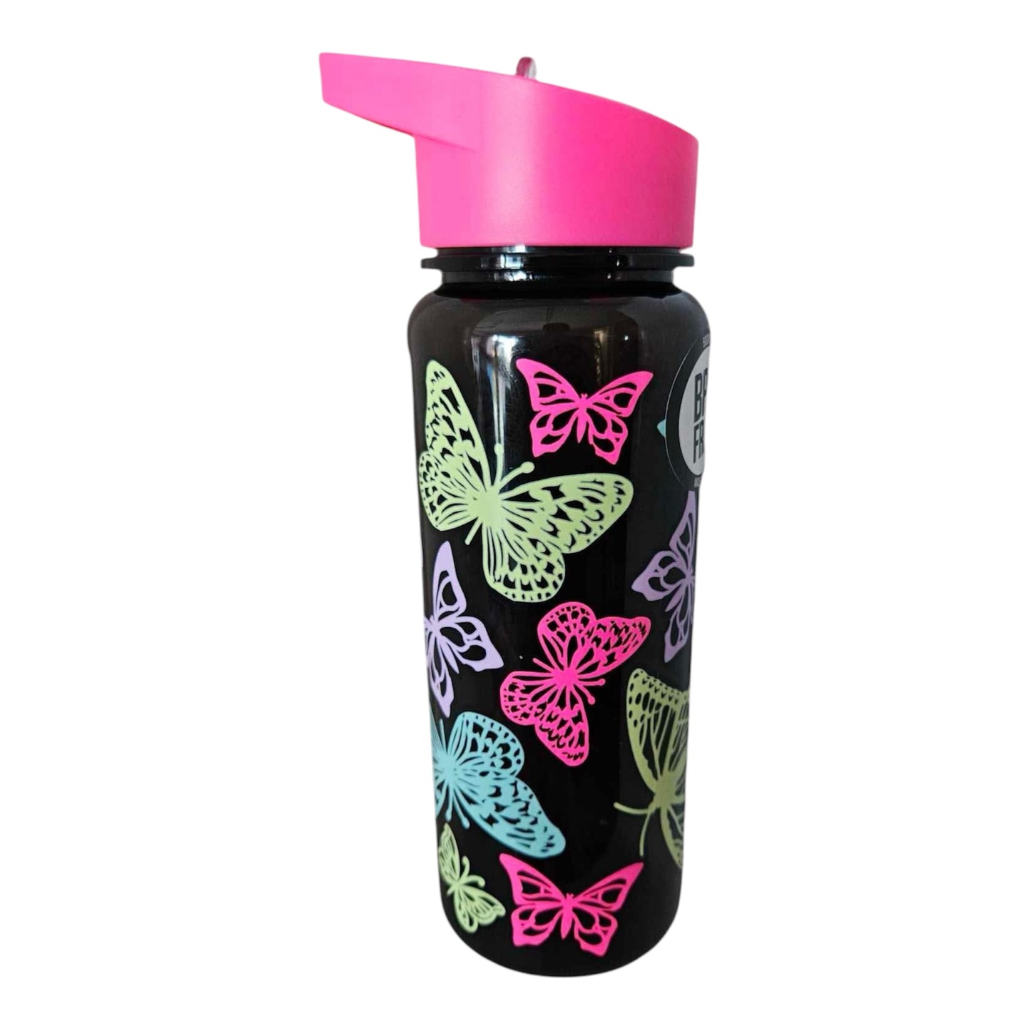 Flip top water bottle