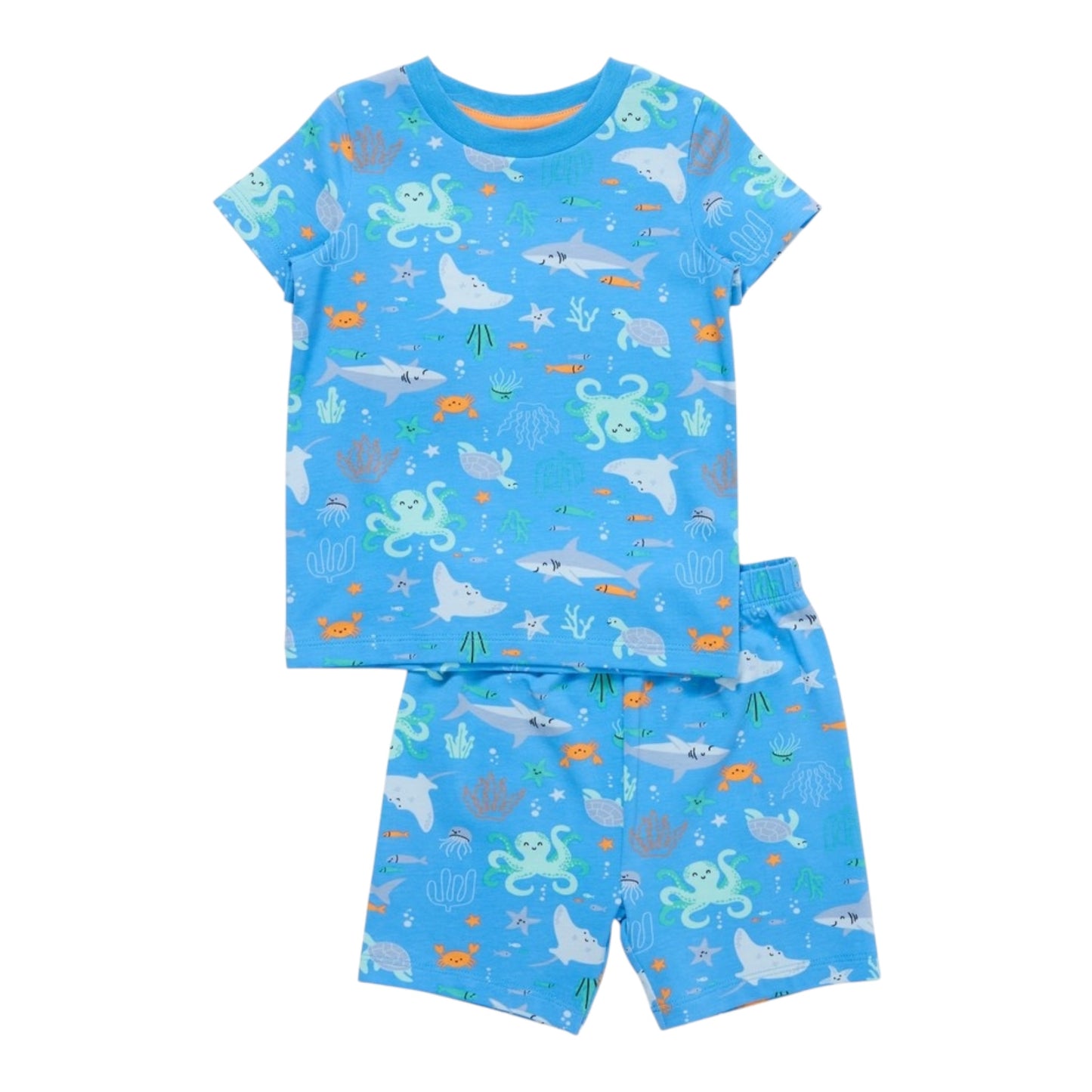 Dymples Baby Sea Creature Print Pyjama Set - Sea Spray