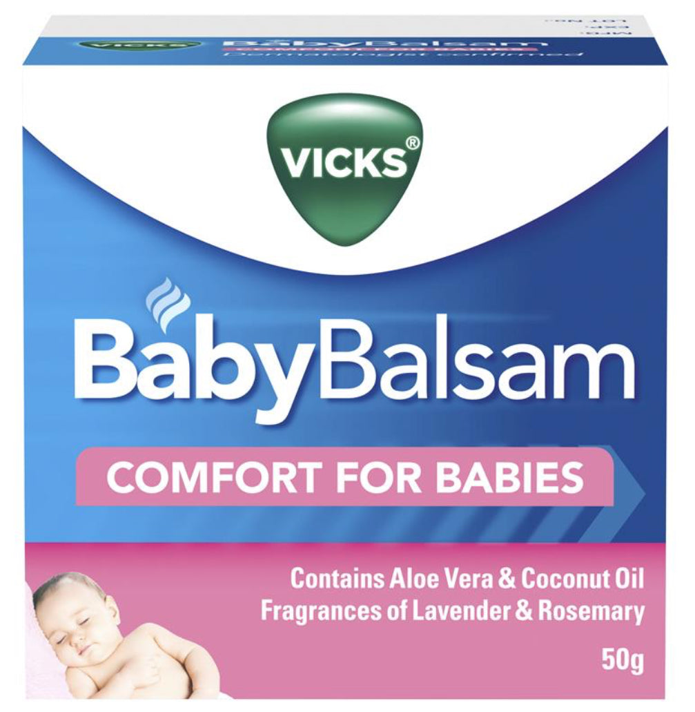 Vicks Baby Balsam Decongestant Chest Rub 50g