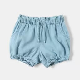 Woven Shorts- Chambray