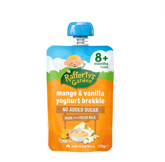 Rafferty's Garden Mango & Vanilla Yoghurt Brekkie Pouch