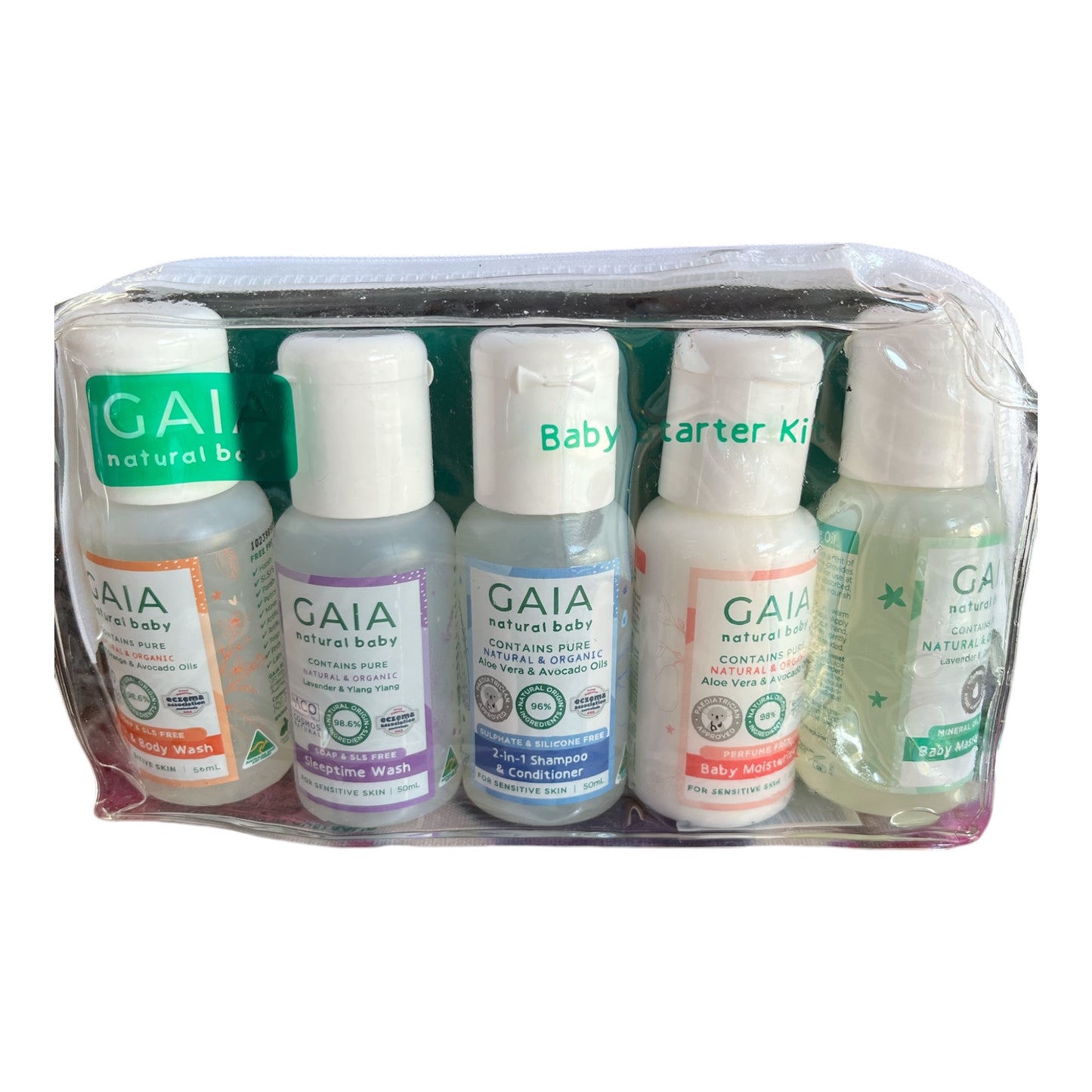 Gaia Natural Baby Starter Kit 5 x 50ml