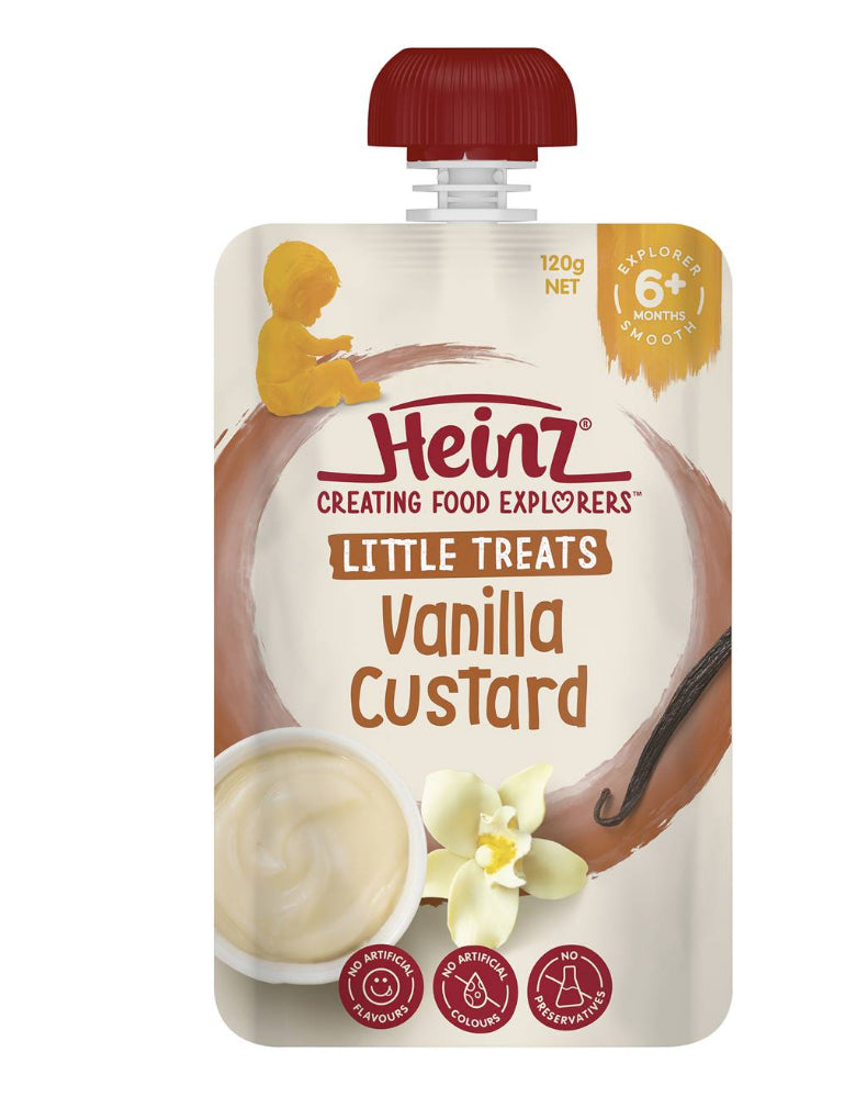 Heinz Baby Food 6+ Months Vanilla Custard 120g