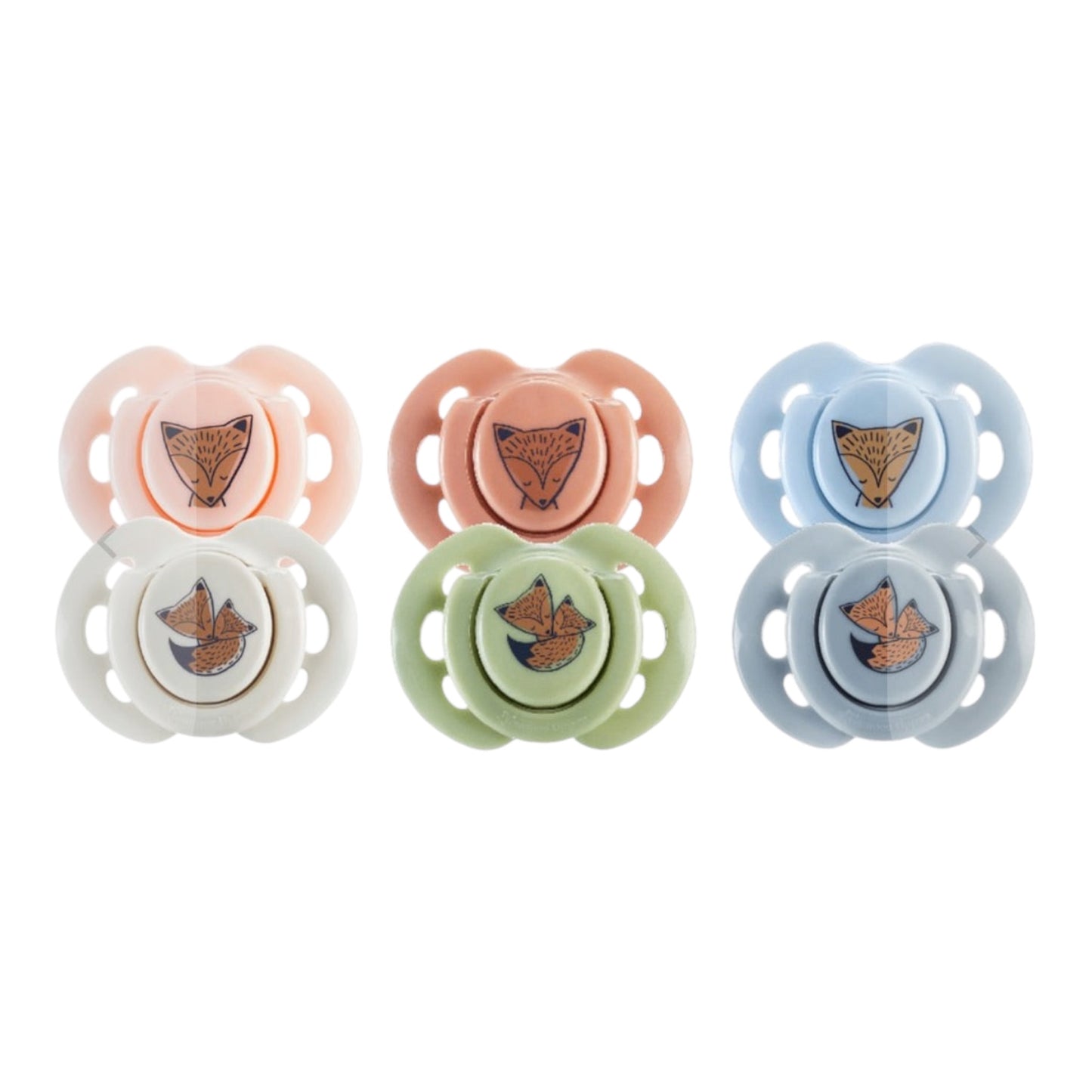 Tommee Tippee Fun Style Soothers 0-6m 2 Pack Dummies - Assorted*