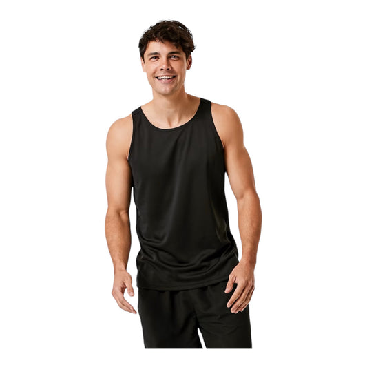 Active Mens Mesh Tank black