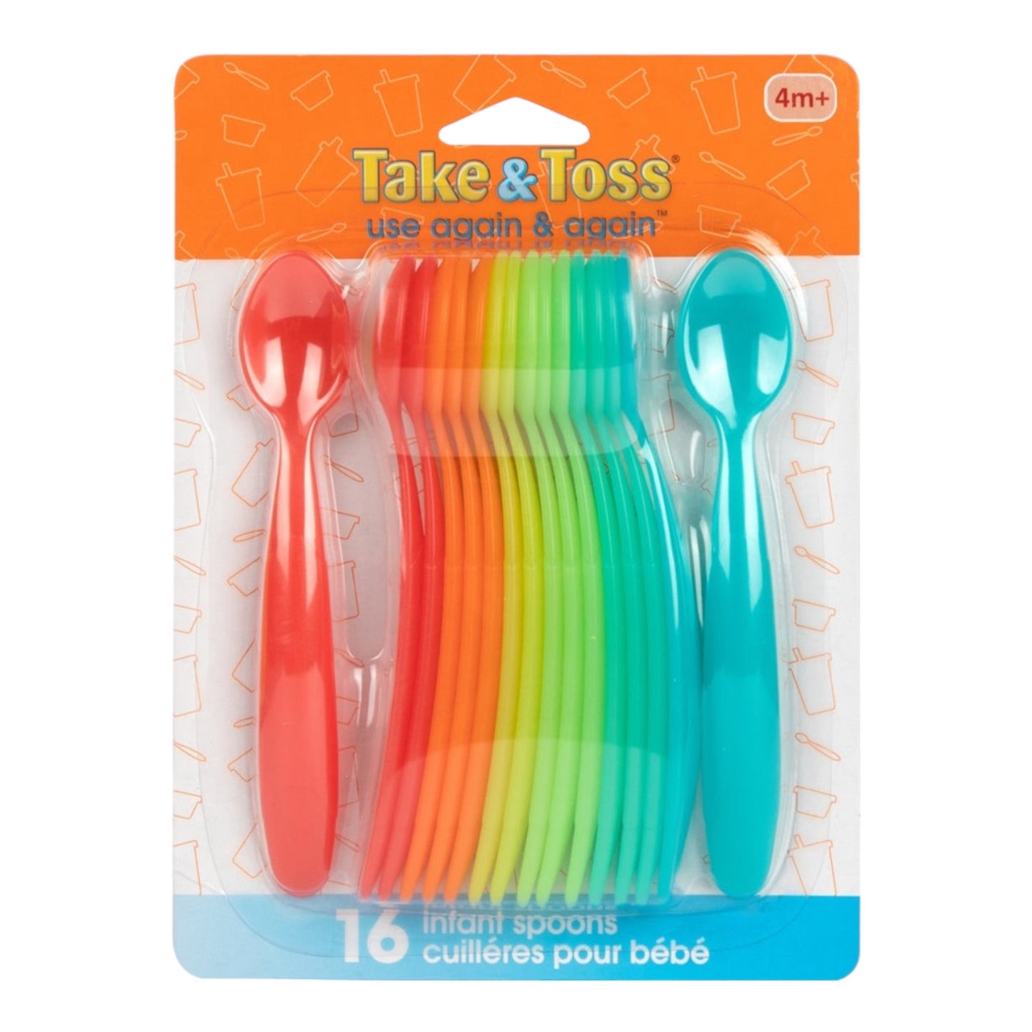 Take & Toss Infant Spoons 16 Pack