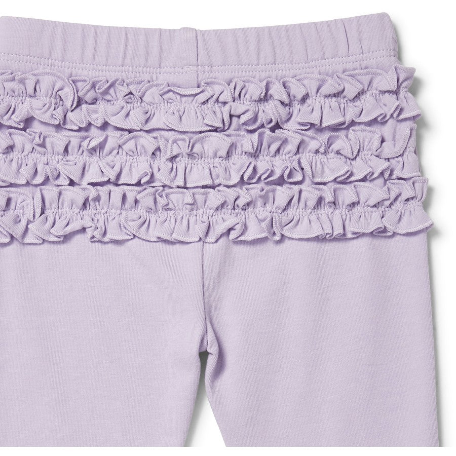 Dymples Baby Organic Cotton Blend Ruffle Legging - Lilac