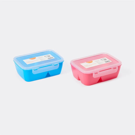 Brilliant Basics Multi Compart Lunch Box - Assorted*