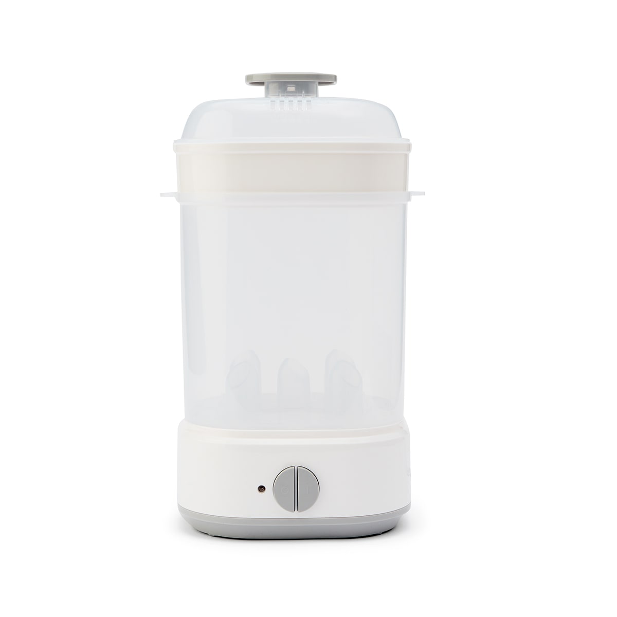 Electric Steam Bottle Steriliser - White and Grey