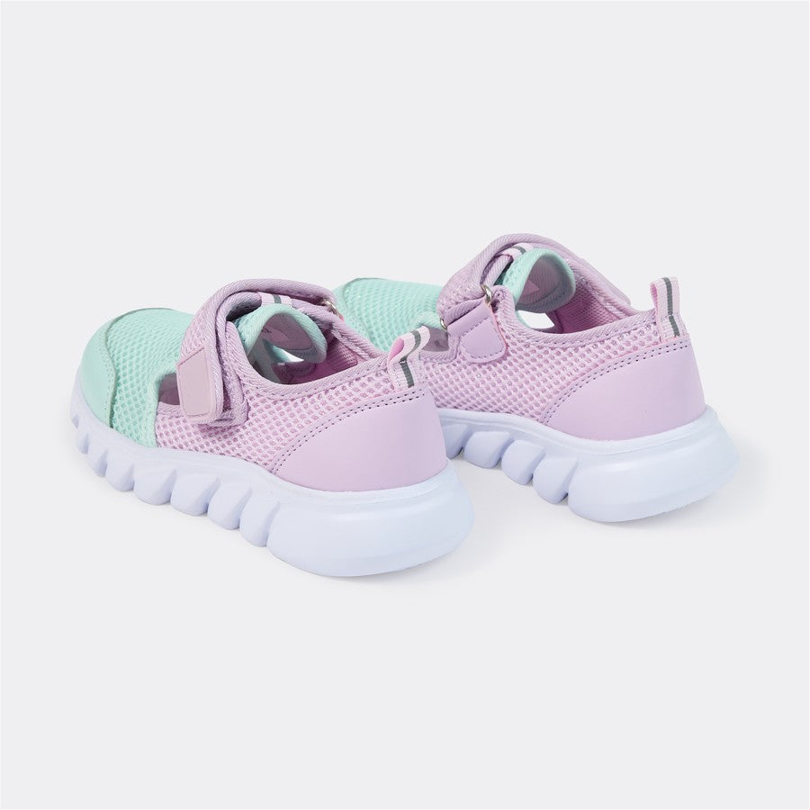 Circuit Kids Tab Shoes - Purple & Blue