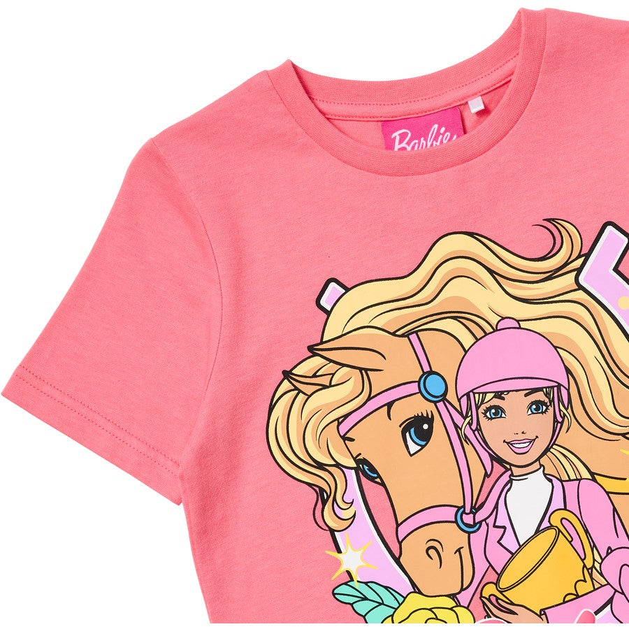 Barbie Kids Print Tee - Pink