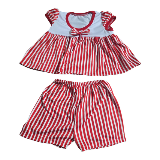 Girls 2pc red