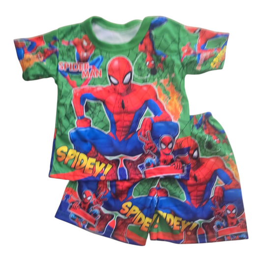 Pair spiderman green