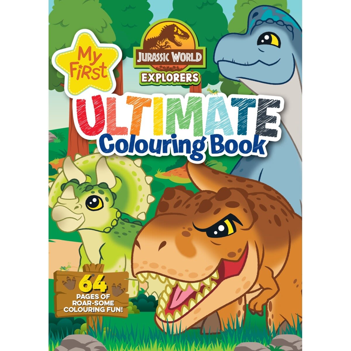 Jurassic World Explorers My First Ultimate Colouring Book