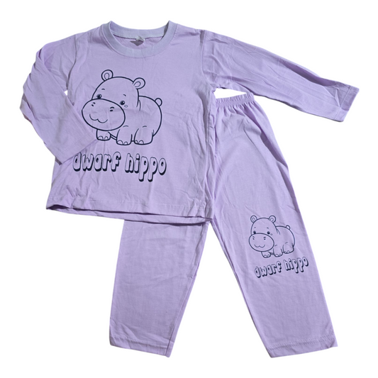 Purple hipo long pj