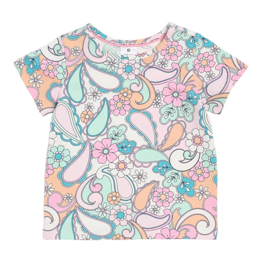 Baby Organic Cotton T-shirt - Floral