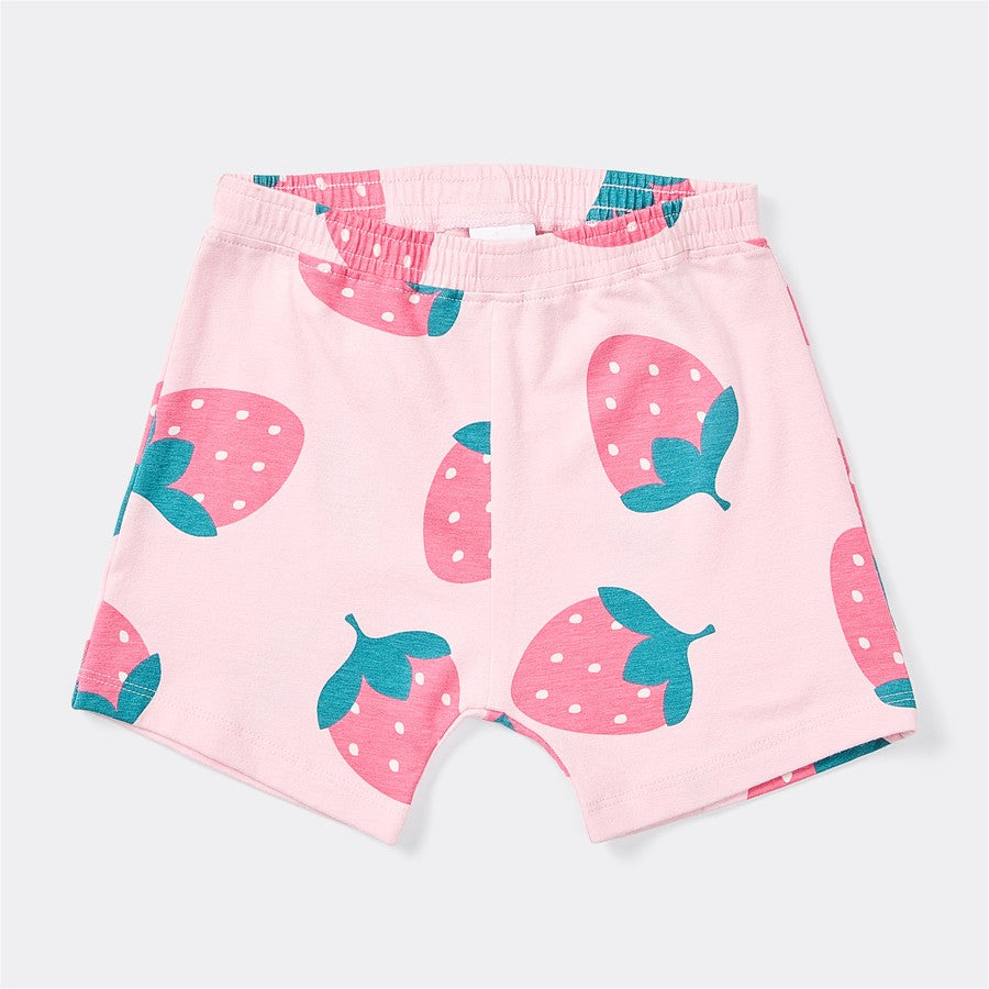 Dymples Baby Strawberry Print Set - Pink