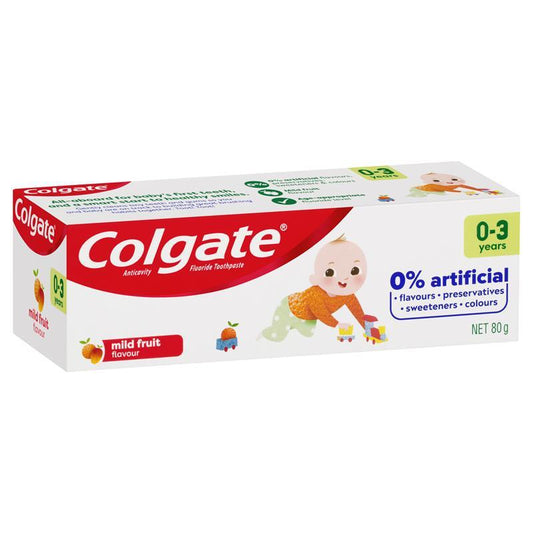 Colgate Toothpaste Kids Anticavity 0-3 Years Mild Fruit 80g