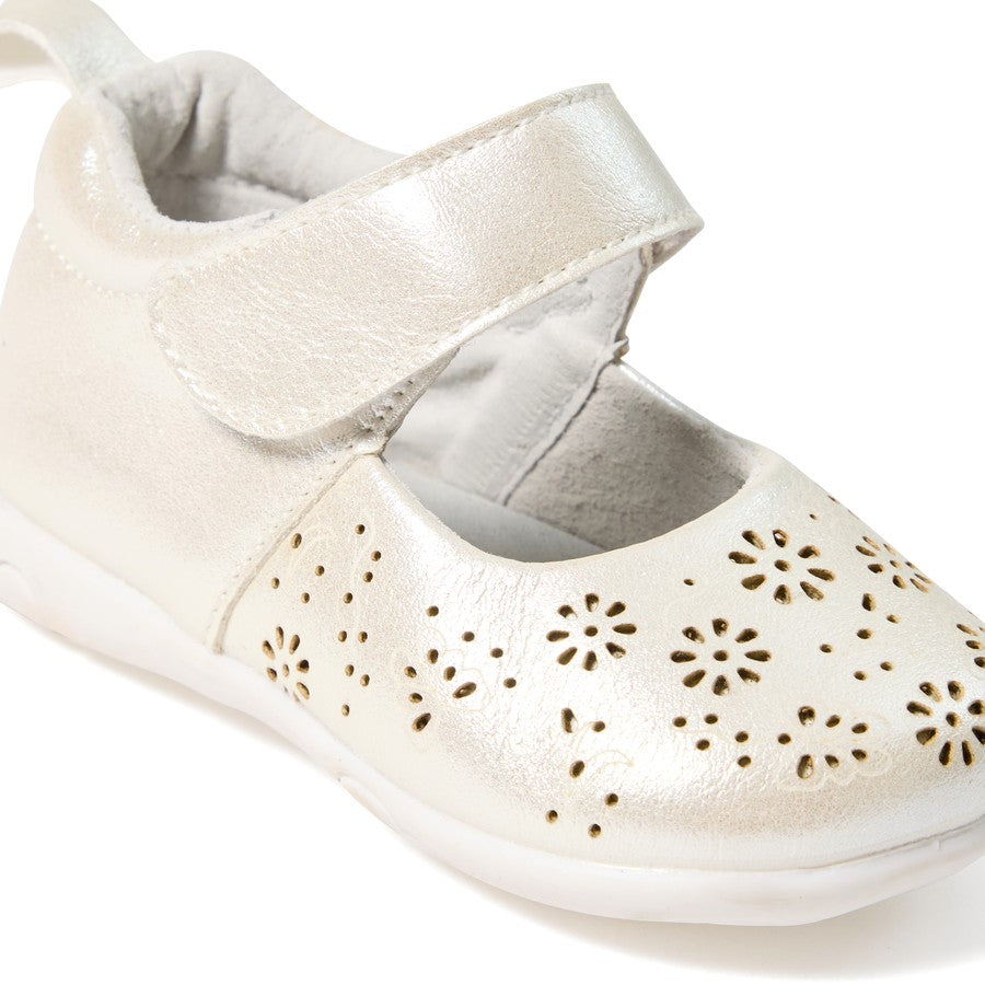 Dymples Baby Mary Jane Shoes - White