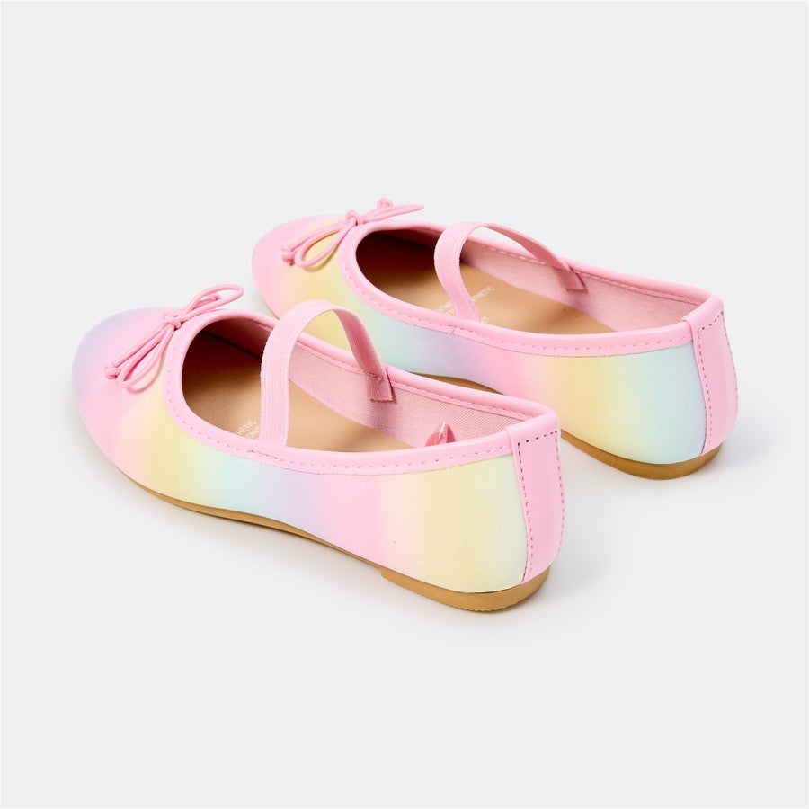 K-D Kids Bow Ballet Flats - Multi