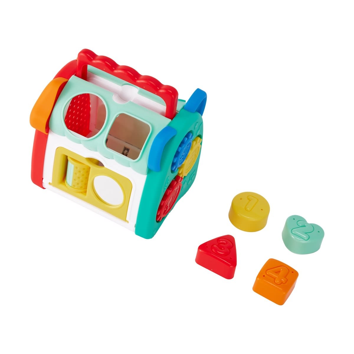 5 Piece Play & Learn Shape Sorter House