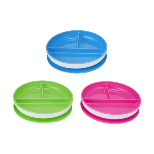 Suction Divided Plate - Assorted