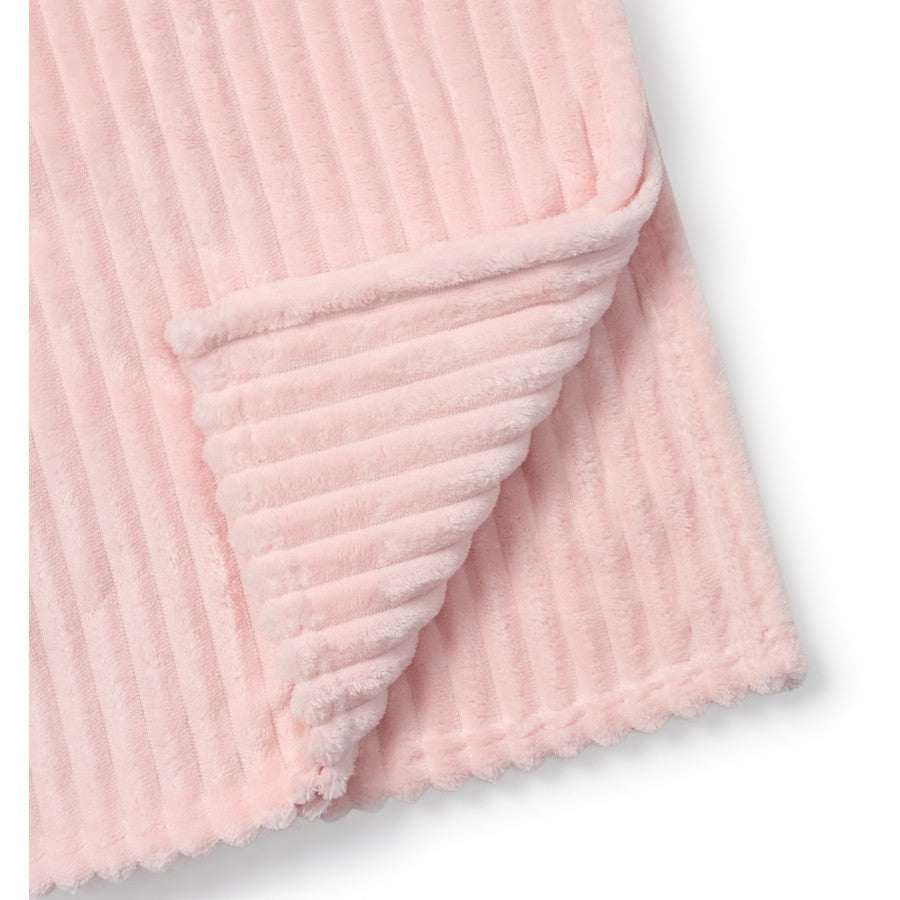 Dymples Rib Fleece Blanket - Pink