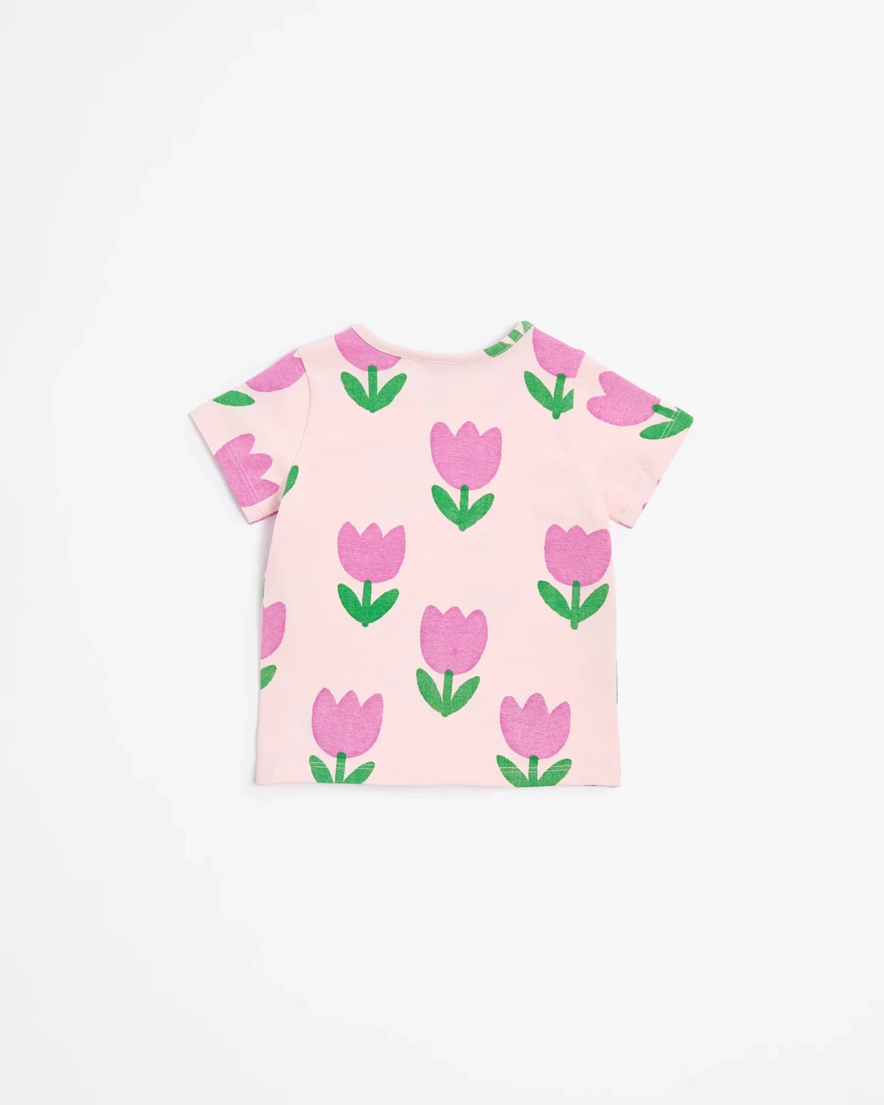 Baby Organic Cotton T-shirt - Tulips