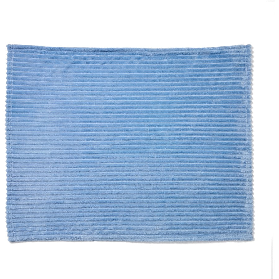 Dymples Rib Fleece Blanket - Blue