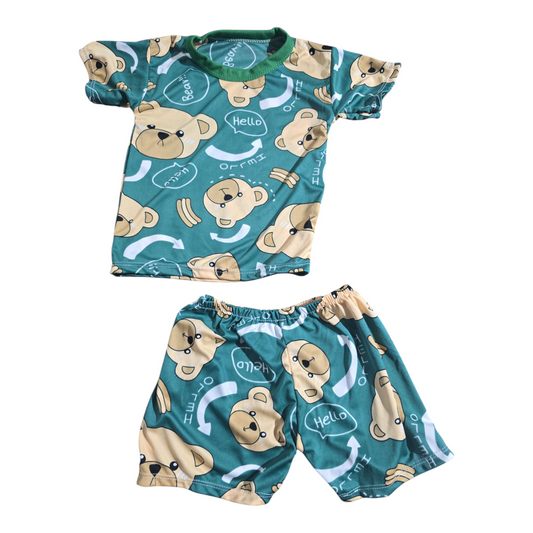 Green 2pc bear