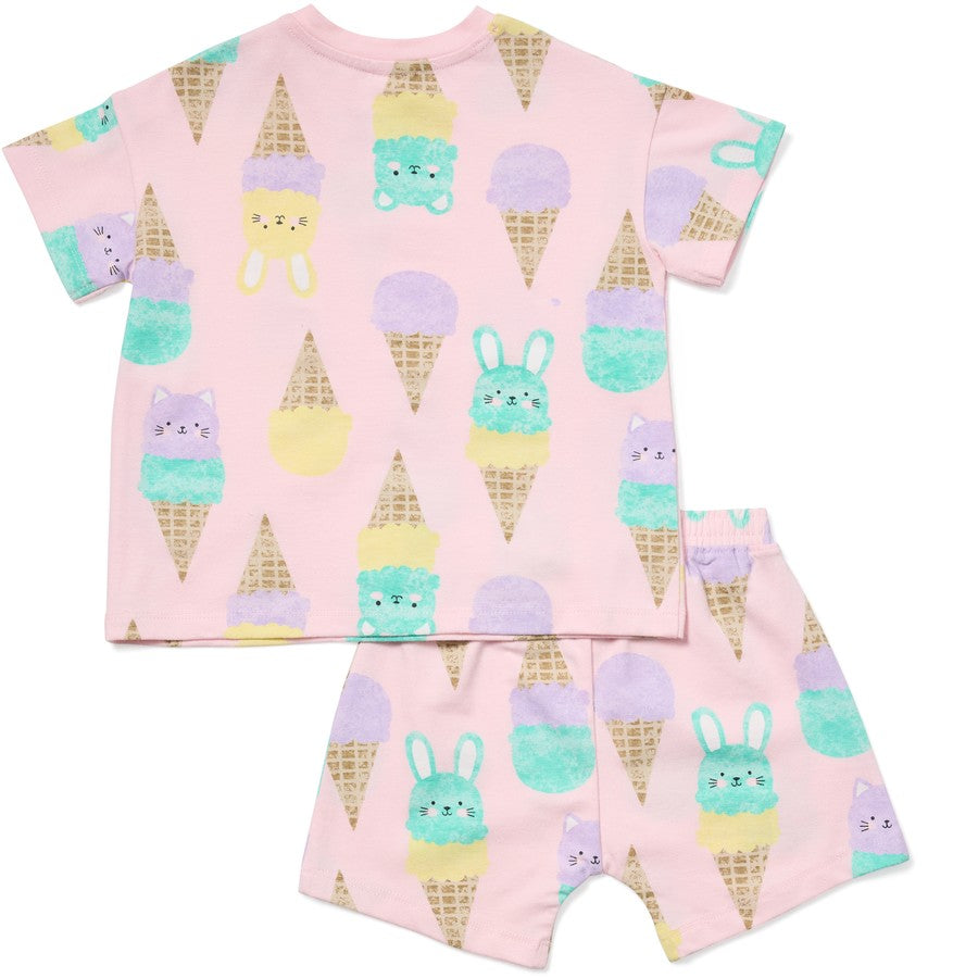 Dymples Baby Gelato Print Value Set - Pink