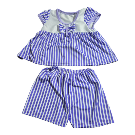 Girls 2pc purple