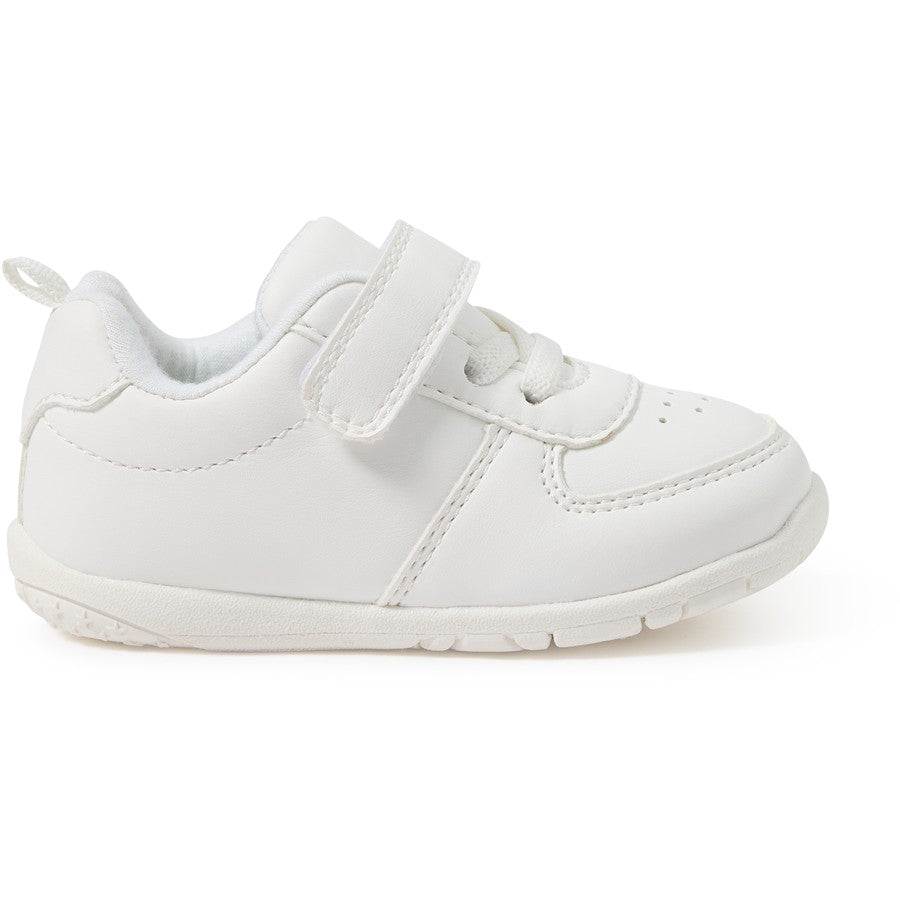 Dymples Baby Tab Shoes - White